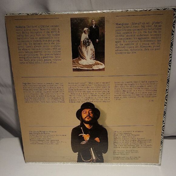 Mangione Bellavia Vinyl Record - Picture 2 of 6